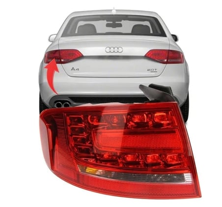 Audi A4 2008-2012 Sol Dış Stop Lambası Ledli 8K5945095B