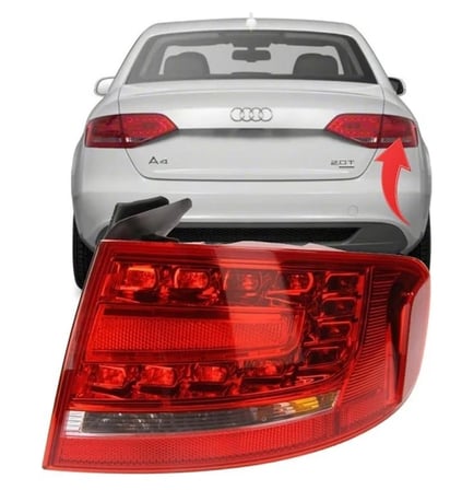 Audi A4 2008-2012 Sağ Dış Stop Lambası Ledli 8K5945096B