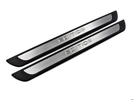 Peugeot 206 CC Krom Kapı Eşik Koruması Edition Line 2000-2013 2 Parça