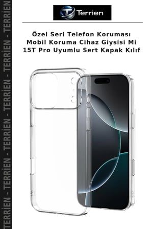 Özel Seri Telefon Koruması Mobil Koruma Cihaz Giysisi Mi 15T Pro Uyumlu Sert Kapak Kılıf