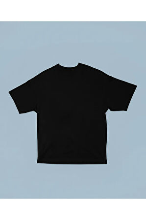 Unisex Oversize Baskısız Basic Tişört