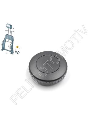 Audi A3 2004-2013 Koltuk Sırt Ayar Kolu 8p4881671 Siyah
