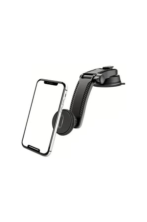 2 Adet Manyetik Araç İçi Telefon Tutucu – 360 Derece Dönen, Vakum Tabanlı, ABS Ve Silikon, Phone Holder Magnetic Mount