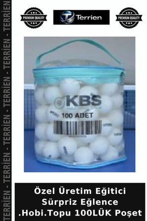 Özel Üretim Eğitici Sürpriz Eğlence .Hobi.Topu 100LÜK Poşet