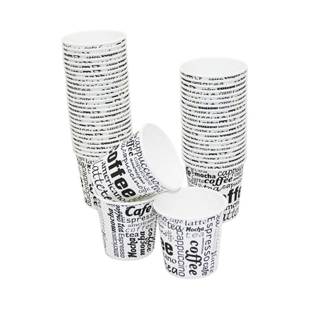 Özel Seri Mutfak Gereci Kahve Bardağı Hızlı Tüketim Espresso 4 oz Karton Bardak 50'li Paket 120 ml