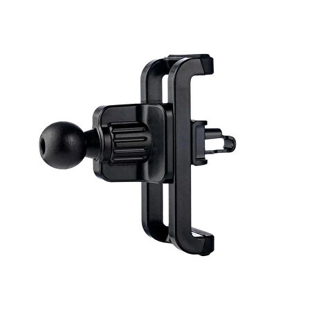 Microcase Araç İçi Izgaralıktan 17 mm Top Başlıklı Telefon Tutucu Parçası - SİYAH AL4983