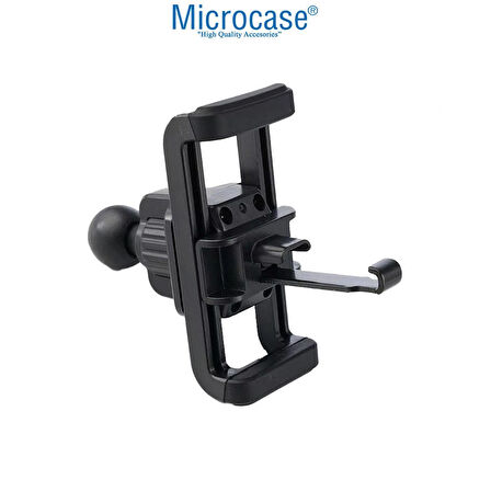 Microcase Araç İçi Izgaralıktan 17 mm Top Başlıklı Telefon Tutucu Parçası - SİYAH AL4983