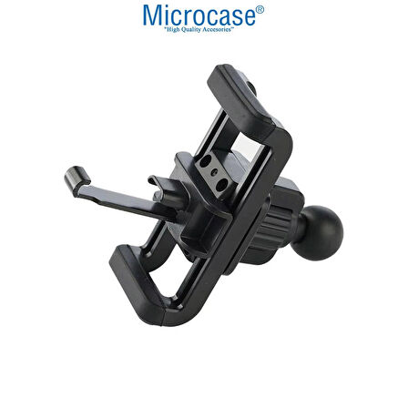 Microcase Araç İçi Izgaralıktan 17 mm Top Başlıklı Telefon Tutucu Parçası - SİYAH AL4983
