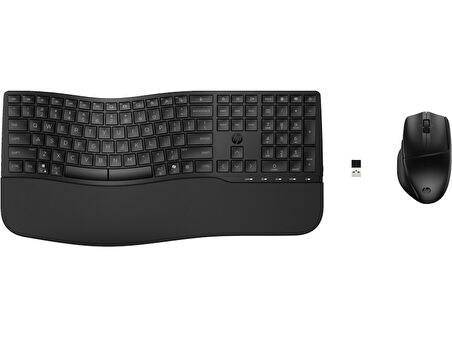 HP 680 8T6L6AA Comfort Dual Mod Klavye-Mouse Set TR - Siyah