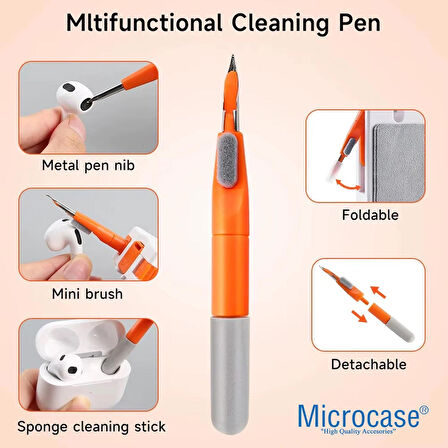 Microcase 11in1 Çok Fonksiyonlu Elektronik Eşya Temizleme ve Fırça Seti - AL5250