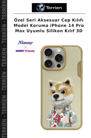 Özel Seri Aksesuar Cep Kılıfı Model Koruma iPhone 14 Pro Max Uyumlu Silikon Kılıf 3D