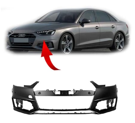 Audi A4 2020-2024 Ön Tampon Far Yıkamasız Sensörlü 8W0807065M