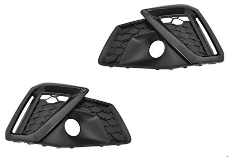AUDİ - ÖN TAMPON IZGARASI SAĞ S-LİNE (SİYAH) A4 2020- - 8W0807682M YB9
