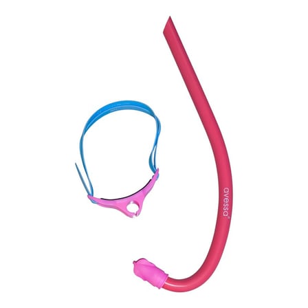 Özel Seri Su Altı Yaşam Giyim SN-71S-1 Pembe Çocuk Önden Dalış Şnorkeli