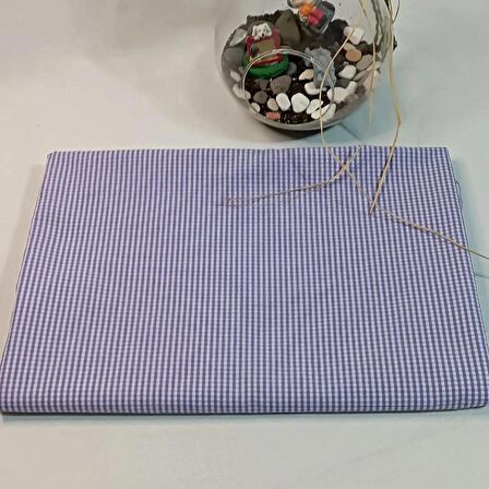 LİLA PİTİ KARELİ MASA ÖRTÜSÜ