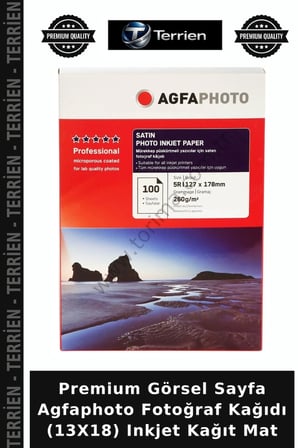 Premium Görsel Sayfa Agfaphoto Fotoğraf Kağıdı (13X18) Inkjet Kağıt Mat