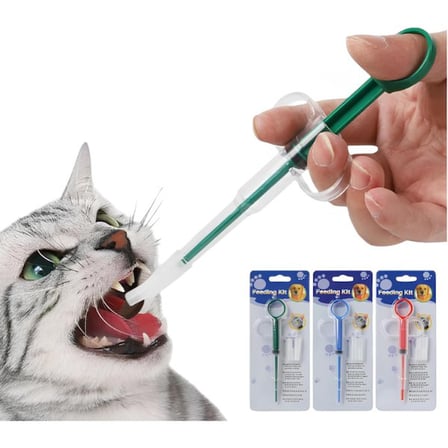 Petshop Kedi Köpek Pratik Tablet Şırınga Hap Yutturma Aparatı Ev Dostu Beslenme Desteği Hızlı Destek