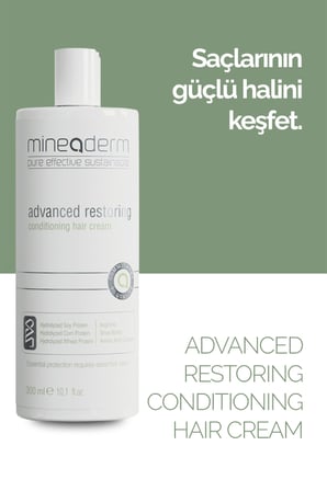 Mineaderm Advanced Restoring Onarıcı Tüm Saç Tipleri İçin Bakım Yapan Saç Kremi 300 ml