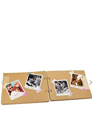 Ahşap Klaket Fotoğraf Albümü - 19,5x26cm