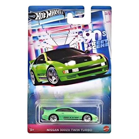 Hot Wheels 90 Lar Sokak Sahnesi Temalı Arabalar NISSAN 300ZX TWIN TURBO JCB59