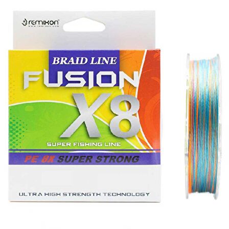 Remixon Fusion x8 MultiColor İp Olta Misinası 150mt - 0.20mm