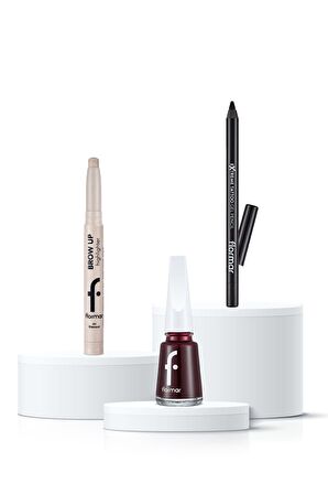 Flormar Black Diamond 3'lü Makyaj Seti