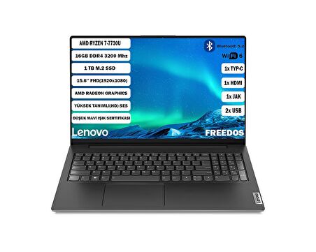 LENOVO V15 G4 ABP Amd Ryzen 7 7730U 16 GB 1 TB SSD 15,6'' FHD Freedos 82YY0012TR+161