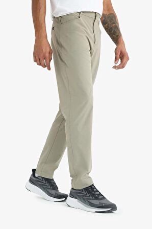 DeFactoFit Slim Fit Dar Kesim Standart Paça Esnek Multifonksiyonel Dokuma Sporcu Pantolon E3333AX25SPKH488