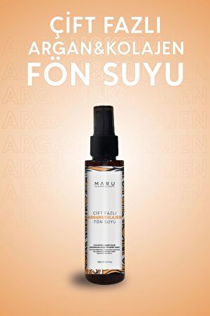 Maru Argan & Collagen Bağ Onarıcı Isı Koruyucu Kolay Tarama Saç Bakım Spreyi 150 ml