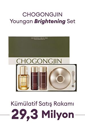 Kırışıklık Karşıtı, Cilde Aydınlık ve Canlı Görünüm Sunan Set CHOGONGJIN Youngan Brightening Set