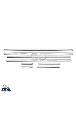 Fiat Linea Krom Cam Çıtası 8 Prç. 2007 Ve Üzeri P.çelik