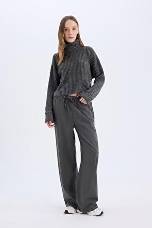 DeFacto Oversize Geniş Kalıp Balıkçı Yaka Triko Kazak L0986AZ24CWAR192