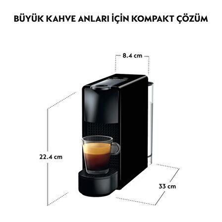 Nespresso Essenza Mini C 30 Siyah Kahve Makinesi