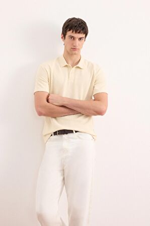 DeFacto New Regular Fit Basic Düz Kısa Kollu Polo Tişört B4939AX24SPER42