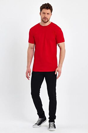 Erkek Bisiklet Yaka Basic Tişört