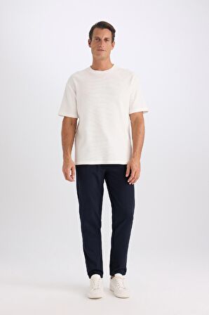 DeFacto Relax Fit Bisiklet Yaka Kısa Kollu Tişört D2531AX24AUER136