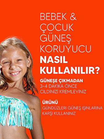 Bebek & Çocuk Güneş Koruyucu Sprey Spf 50+75 ml Sprey & Ultra Uzun UVA Koruma