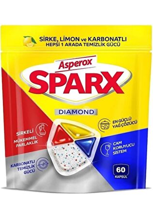 Asperox Sparx Bulaşık Makinesi Tableti 60'lı