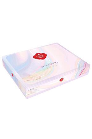 Cotton Box Feminen Çift Kişilik Nevresim Takımı Emery Lacivert