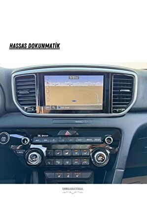 Kia Sportage 2020 2021 2022 Uyumlu 8 inç  Navigasyon ve Multimedya Nano Ekran Koruyucu