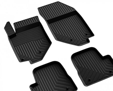 Peugeot 208 2 Ferrous 4D Havuzlu Kauçuk Paspas 2019 ve Üstü