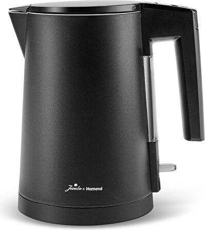 Jumbo x Homend Heatrow Cooltouch 1617H Paslanmaz Çelik El Yakmaz Gövdeli Su Isıtıcısı