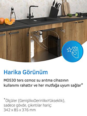 Prio MO530 Slim 15 Litre Tanklı Pompasız Su Arıtma Cihazı