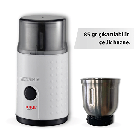 KAHVE VE BAHARAT ÖĞÜTÜCÜ MAKİNESİ 200W MUSULLU MSL-1003