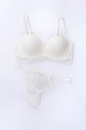 Pierre Cardin Kadın Ales Desteksiz Straplez Sütyen Takım