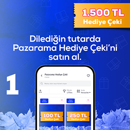 1500 TL Hediye Çeki