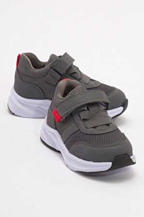 mnpc Unisex Çocuk Gri Günlük Spor Ayakkabı