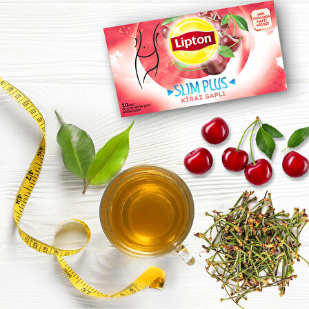 Lipton Slim Plus Kiraz Saplı 20'li 36 G