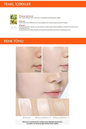 Missha B.B Boomer Işıltılı Nemlendirici 40 ml Makyaj Bazı