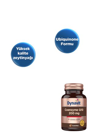 Dynavit Coenzyme Q10 200 mg 30 Yumuşak Kapsül